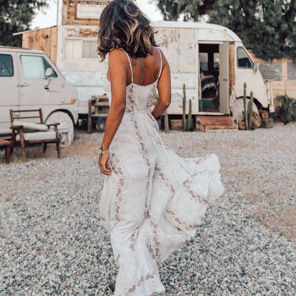 FLASH SALE!  Gypsy Printed Button Front Maxi Dress - Picture 3 of 5